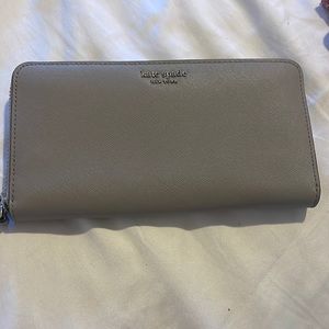 COPY - Kate Spade grey wallet